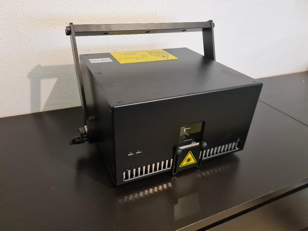 10 watt RGB 40K Full color ILDA laser projector met case, Geluidgestuurd, -, -, Nieuw
