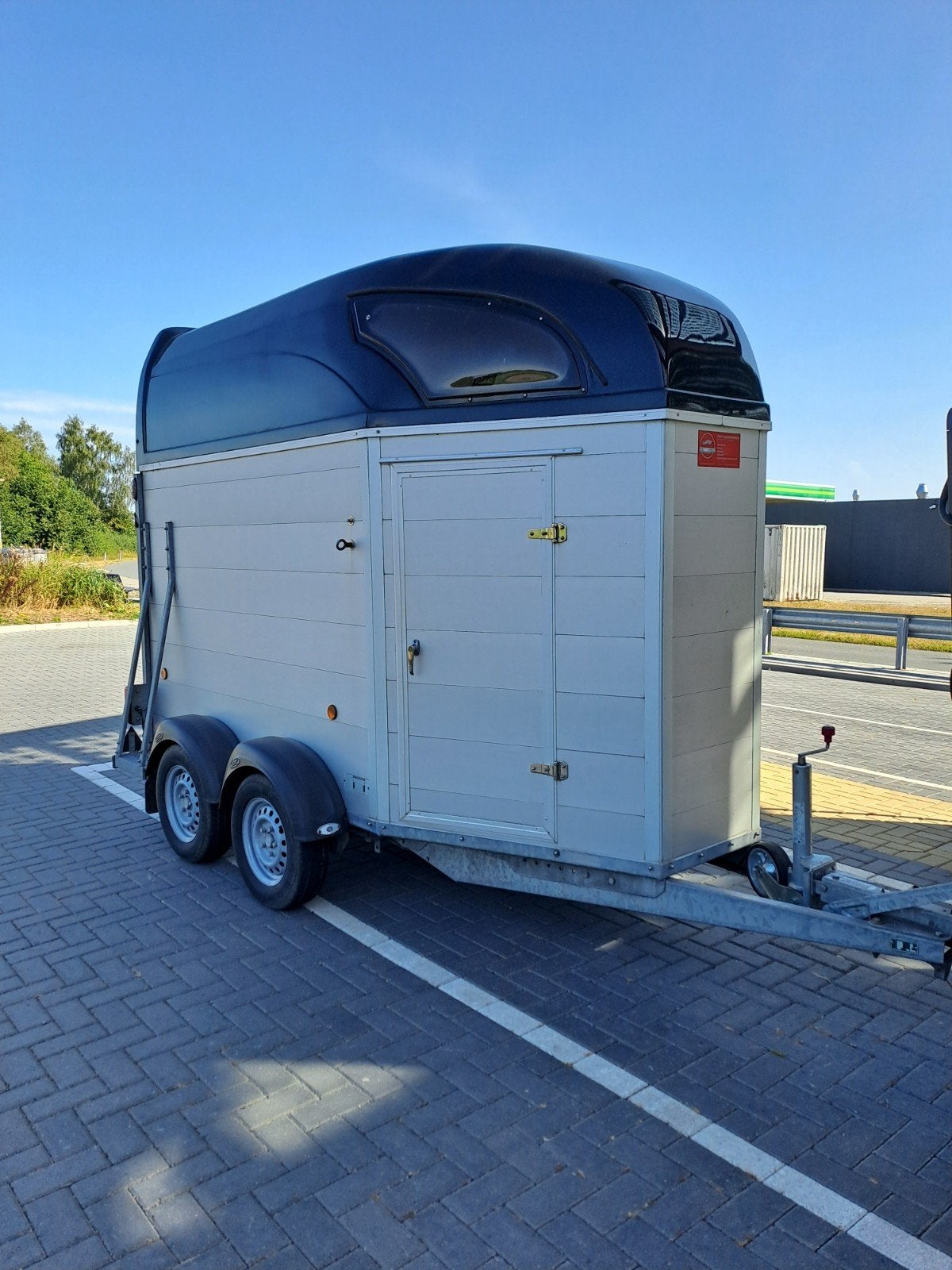 Super mooie Atec volledig aluminium 1,5 paards trailer, Dieren en Toebehoren, Ophalen, Zo goed als nieuw, Aluminium, 1½-paards trailer