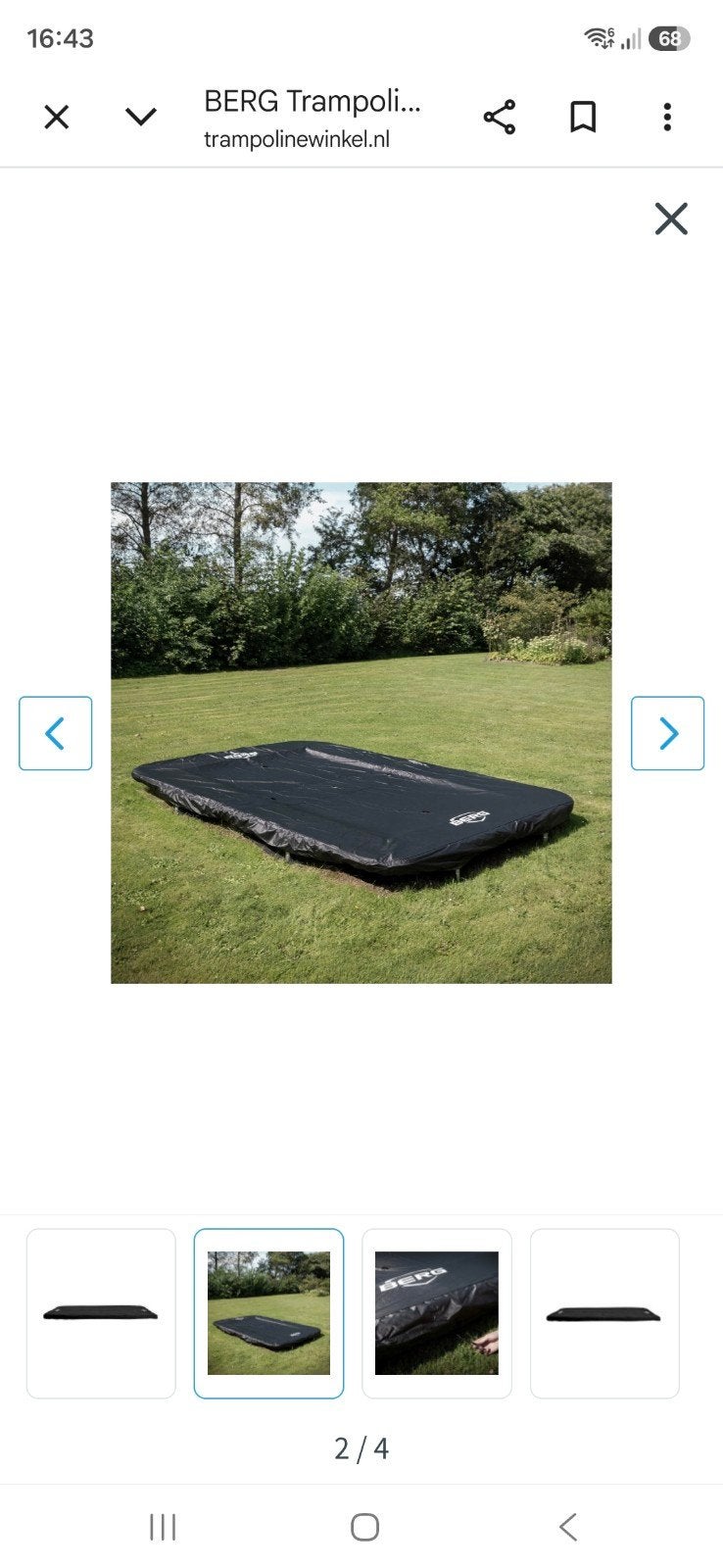 BERG afdekhoes 330x220 - Nieuw, Ophalen of Verzenden, Nieuw