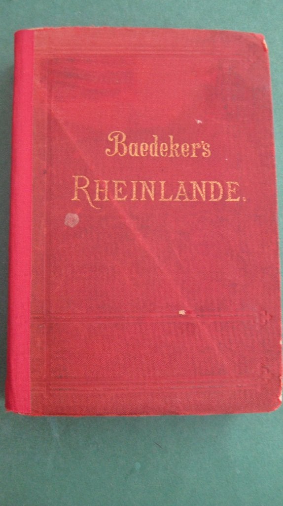 Baedeker -  Rheinlande 1890, Europa, Ophalen of Verzenden, Reisgids of -boek, Gelezen