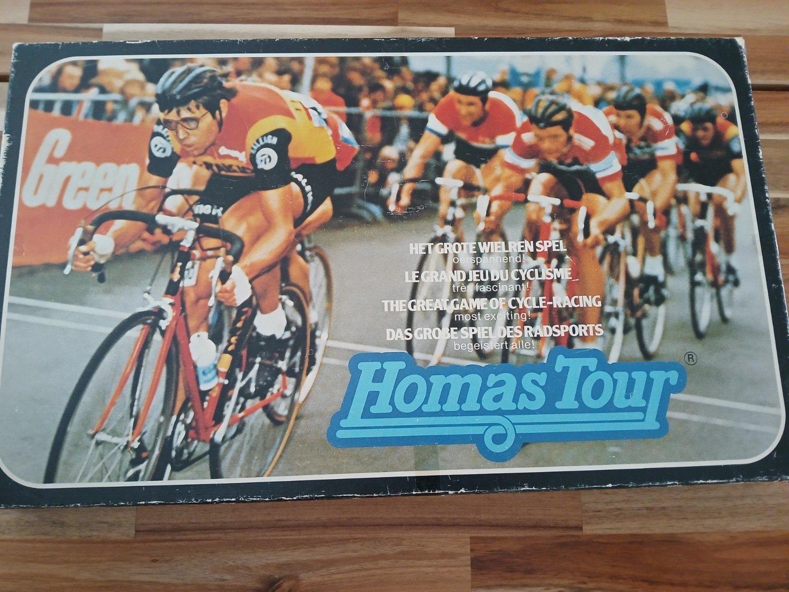 Homas Tour Bordspel - Wielrenspel uit 1979 (zeldzaam), Vijf spelers of meer, Ophalen of Verzenden, Gebruikt, Homas Spelen