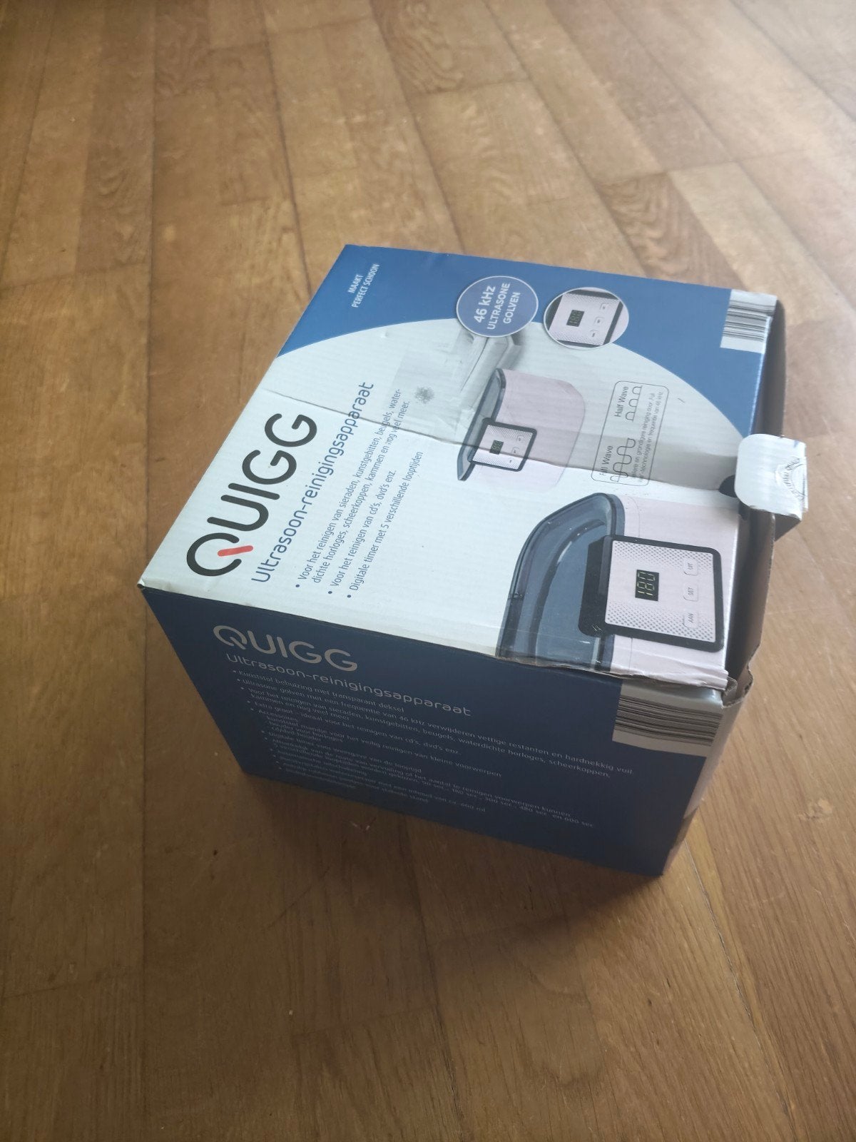 QUIGG Ultrasoon-reinigingsapparaat - Nieuw in doos, Ophalen