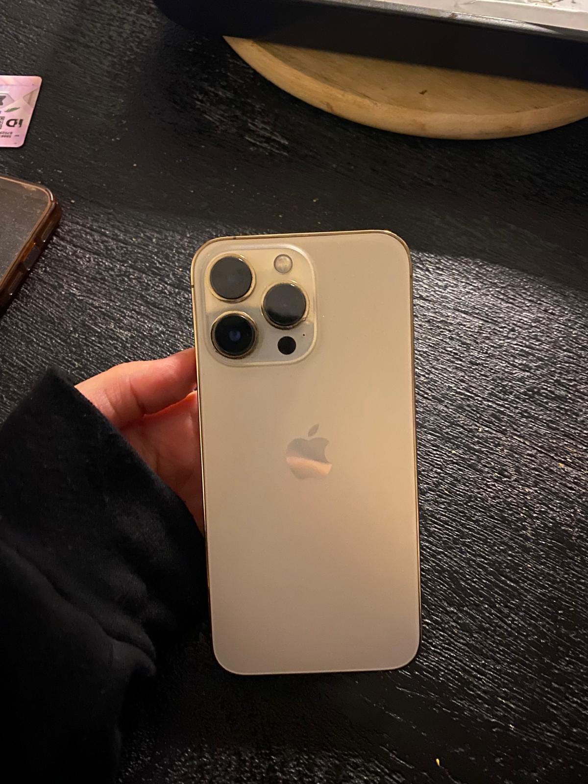 Iphone 13 pro goud, Telecommunicatie, Mobiele telefoons | Apple iPhone, Ophalen, 128 GB, Zo goed als nieuw, IPhone 13 Pro