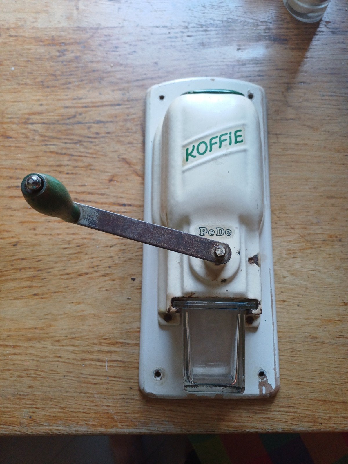 Vintage PeDe Koffiemolen - Wandmodel - Jaren '50, Antiek en Kunst, Antiek | Keukenbenodigdheden, Ophalen of Verzenden