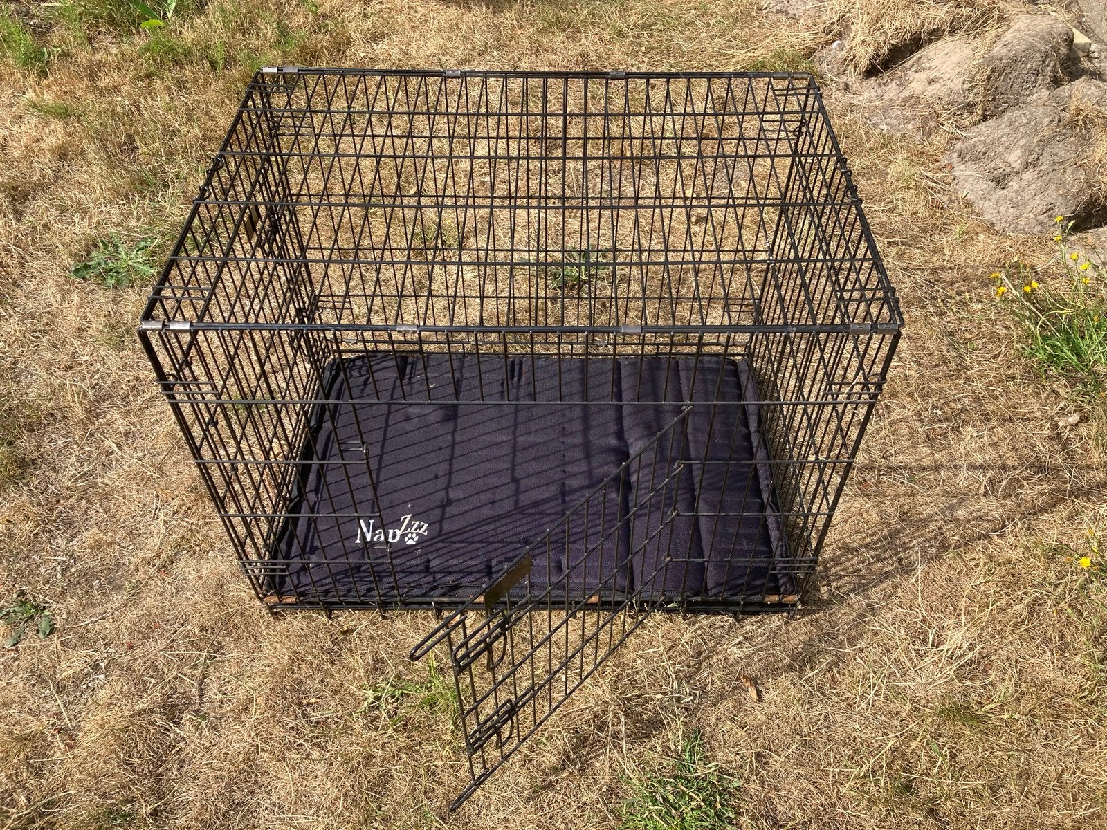 Honden bench 86 x 60 x 60 twee deur en matras, Overige merken, Ophalen, Gebruikt