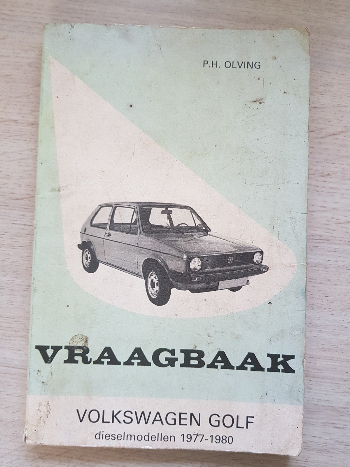 vraagbaak Volkswagen Golf MK1 dieselmodellen, Ophalen of Verzenden
