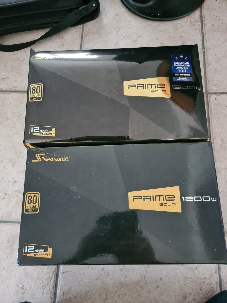 Seasonic prime gold 1200 computervoeding, Ophalen of Verzenden, Zo goed als nieuw