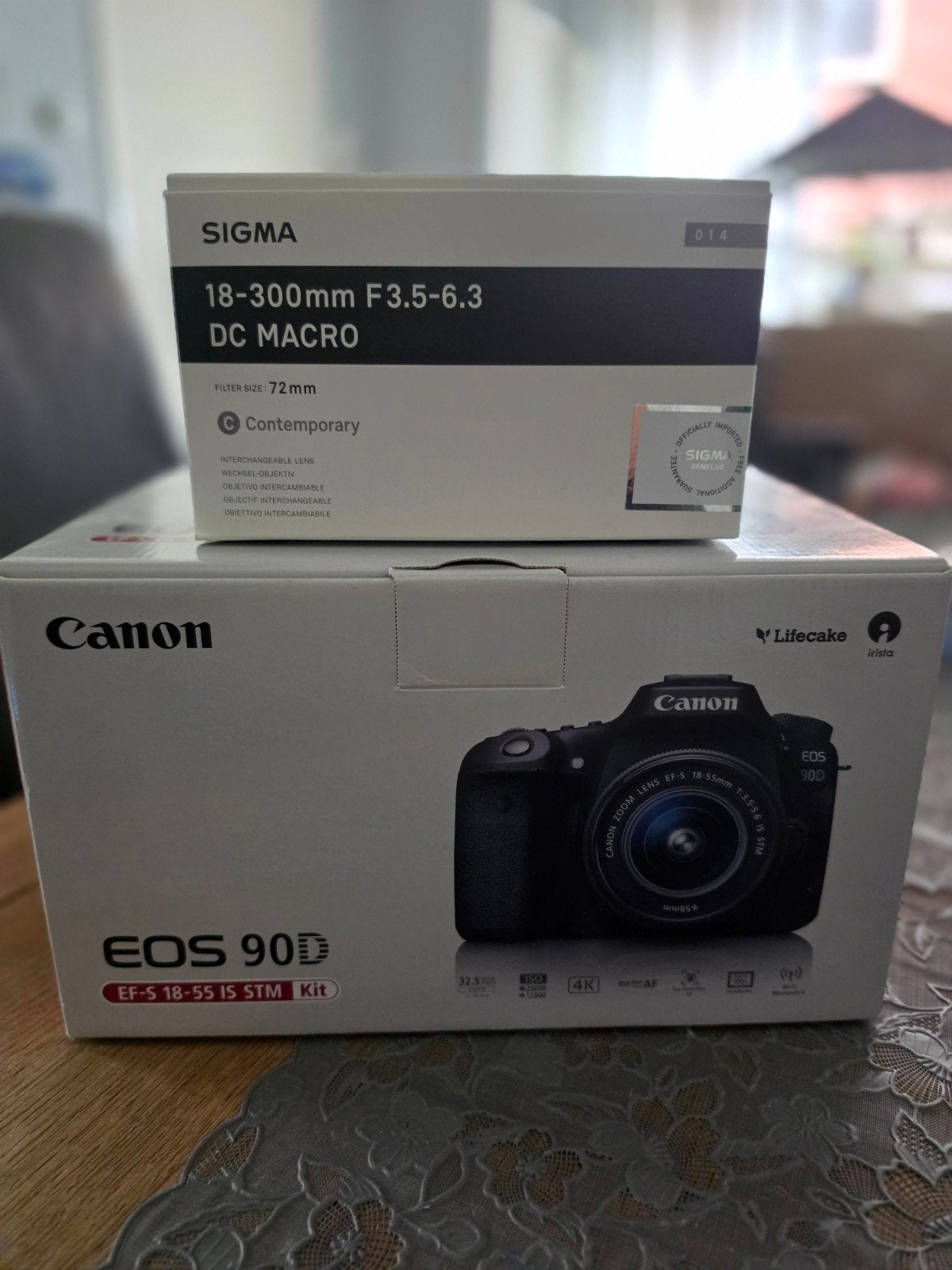 Canon EOS 90D met Sigma 18-300mm F3.5-6.3 DC MACRO, Ophalen, Zo goed als nieuw, Canon, 8 keer of meer
