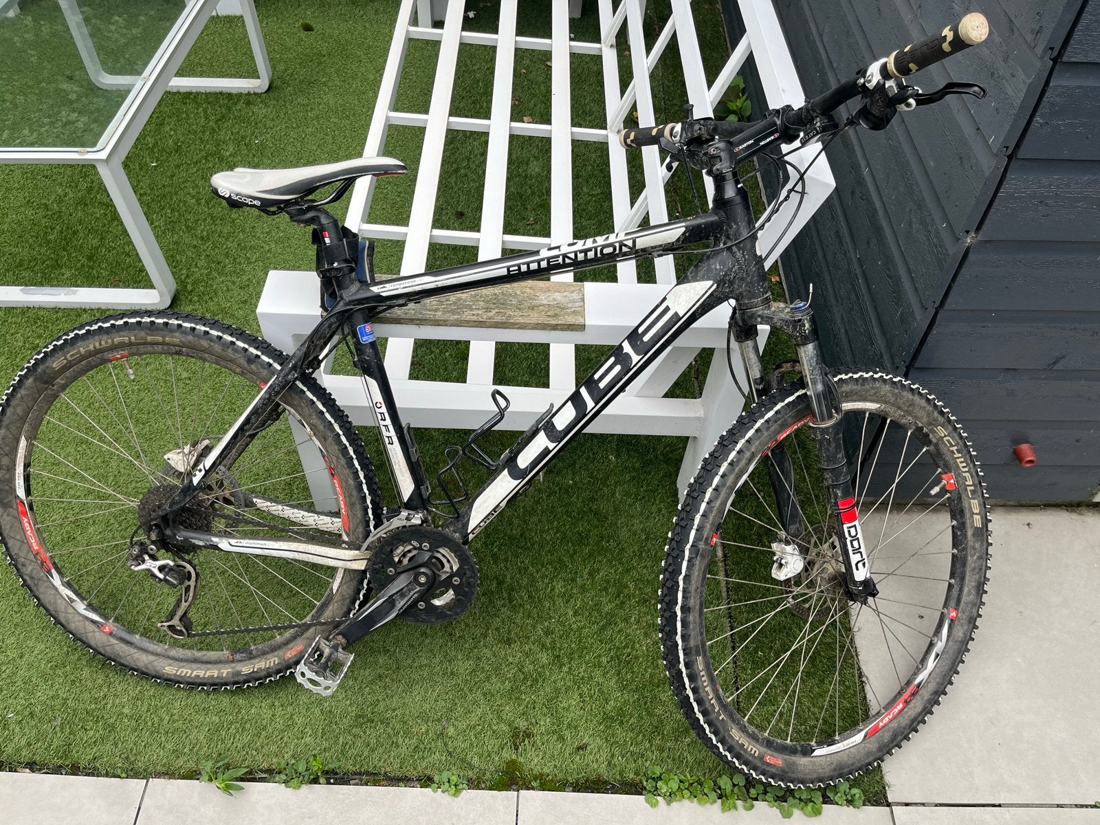 Cube Attention mountainbike met schijfremmen en vering, Gebruikt, Hardtail, Heren, Schijfrem