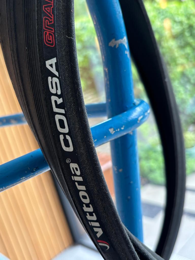 2x Vittoria Corsa Graphene 2.0 28mm, Fietsen en Brommers, Fietsonderdelen, Gebruikt, Band, Ophalen of Verzenden, Rubber