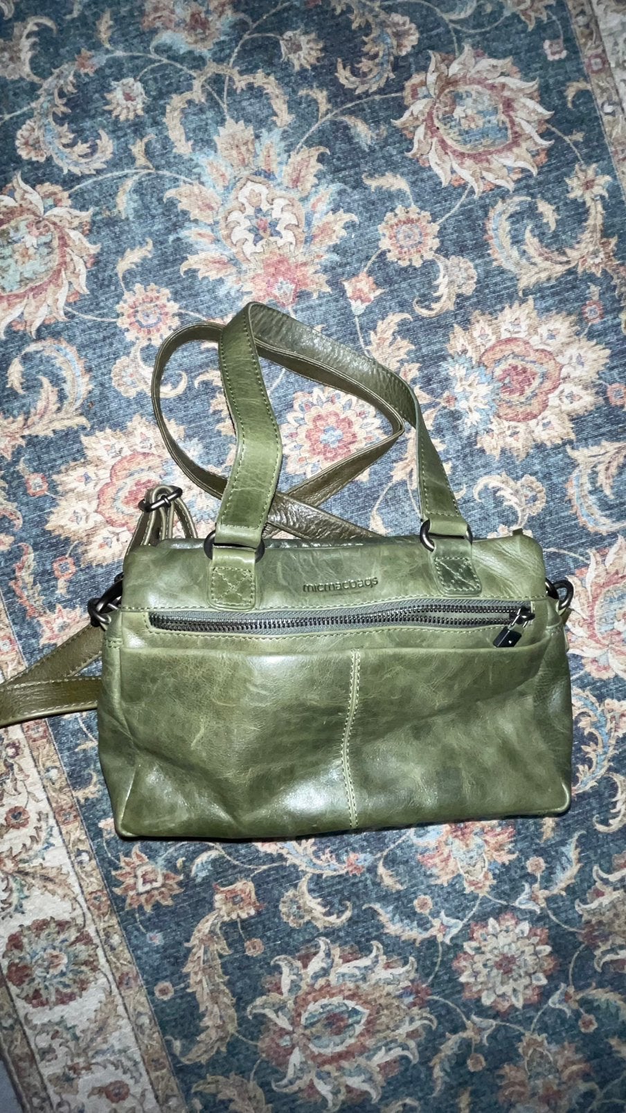 MICMAC BAGS DAMESTAS, Ophalen of Verzenden, Zo goed als nieuw, Groen, Overige typen