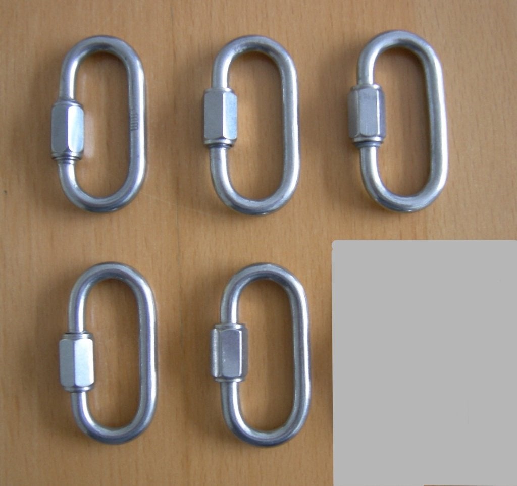 Karabijnhaak Belship Quick link 5 mm (5x). Totale lengte 49, Ophalen of Verzenden, Nieuw