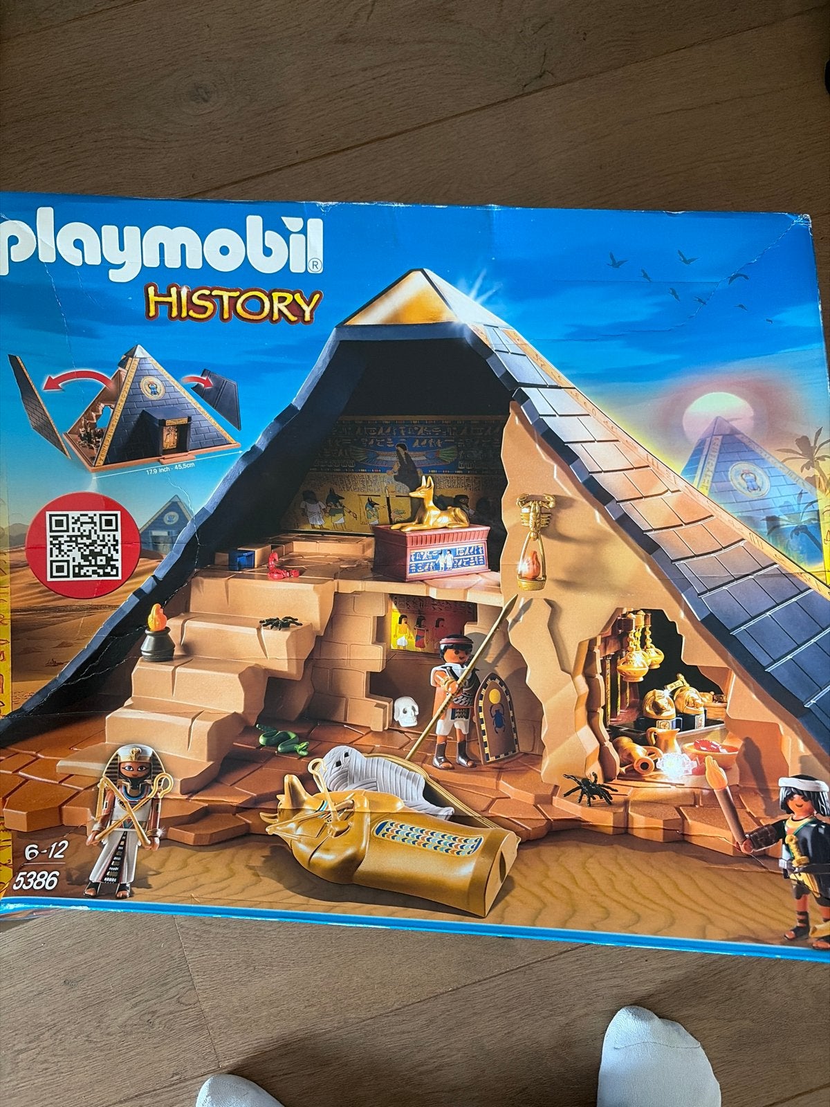Playmobil History Set 5386 - Piramide van de Farao, Kinderen en Baby's, Speelgoed | Playmobil, Gebouw, Complete set, Zo goed als nieuw