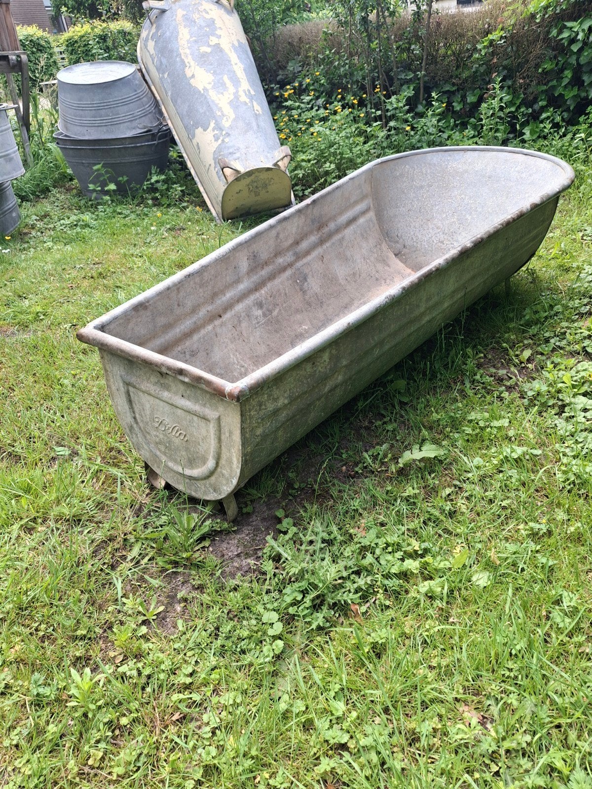 Zinken badkuip175 cm, Ophalen of Verzenden