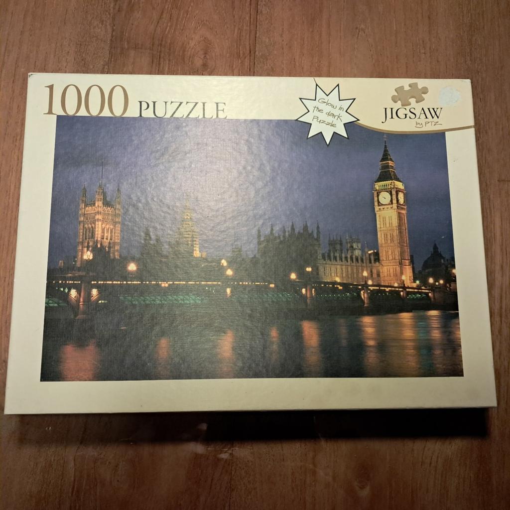 Nieuwe legpuzzel 1000 stukjes Jigsaw glow in the dark, Ophalen of Verzenden, 500 t/m 1500 stukjes, Nieuw