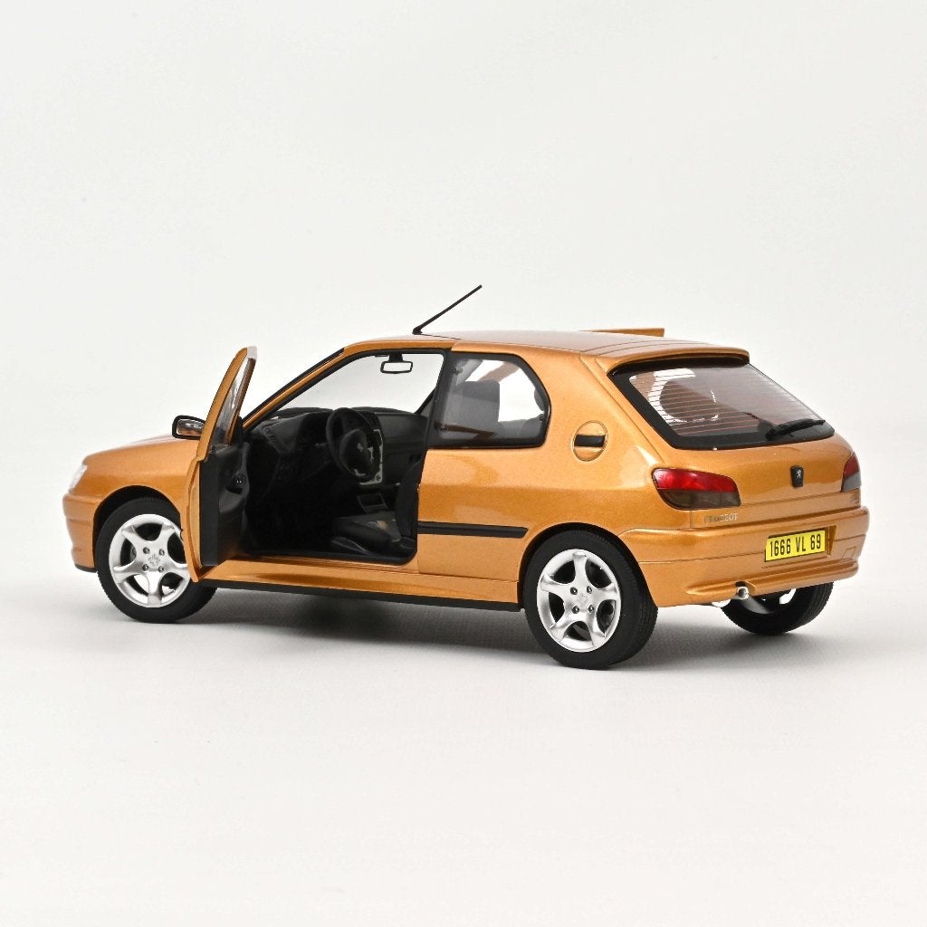 Peugeot 306 S16 1997 Blaze Geel  schaal 1/18 NOREV R. 184940, Verzenden, Nieuw, Auto, Norev