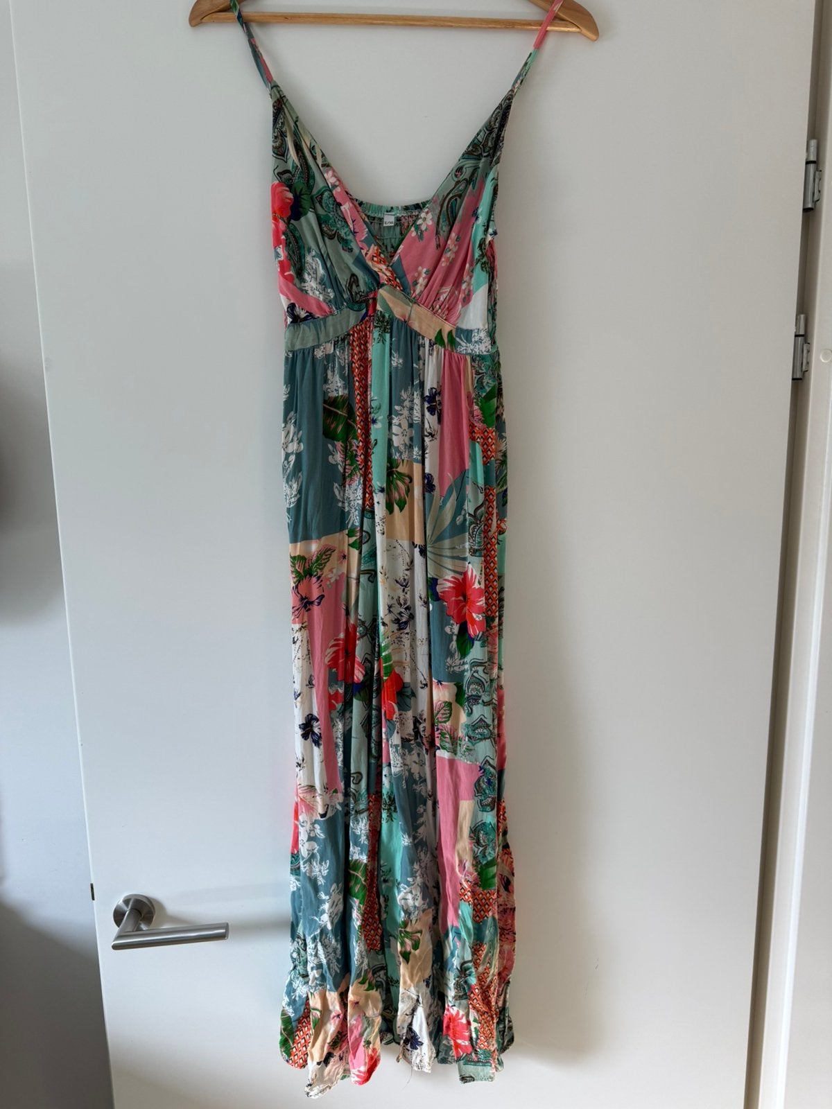 Lange zomerjurk maat L, Kleding | Dames, Meerkleurig, Maat 42/44 (L), Ophalen of Verzenden, Onbekend