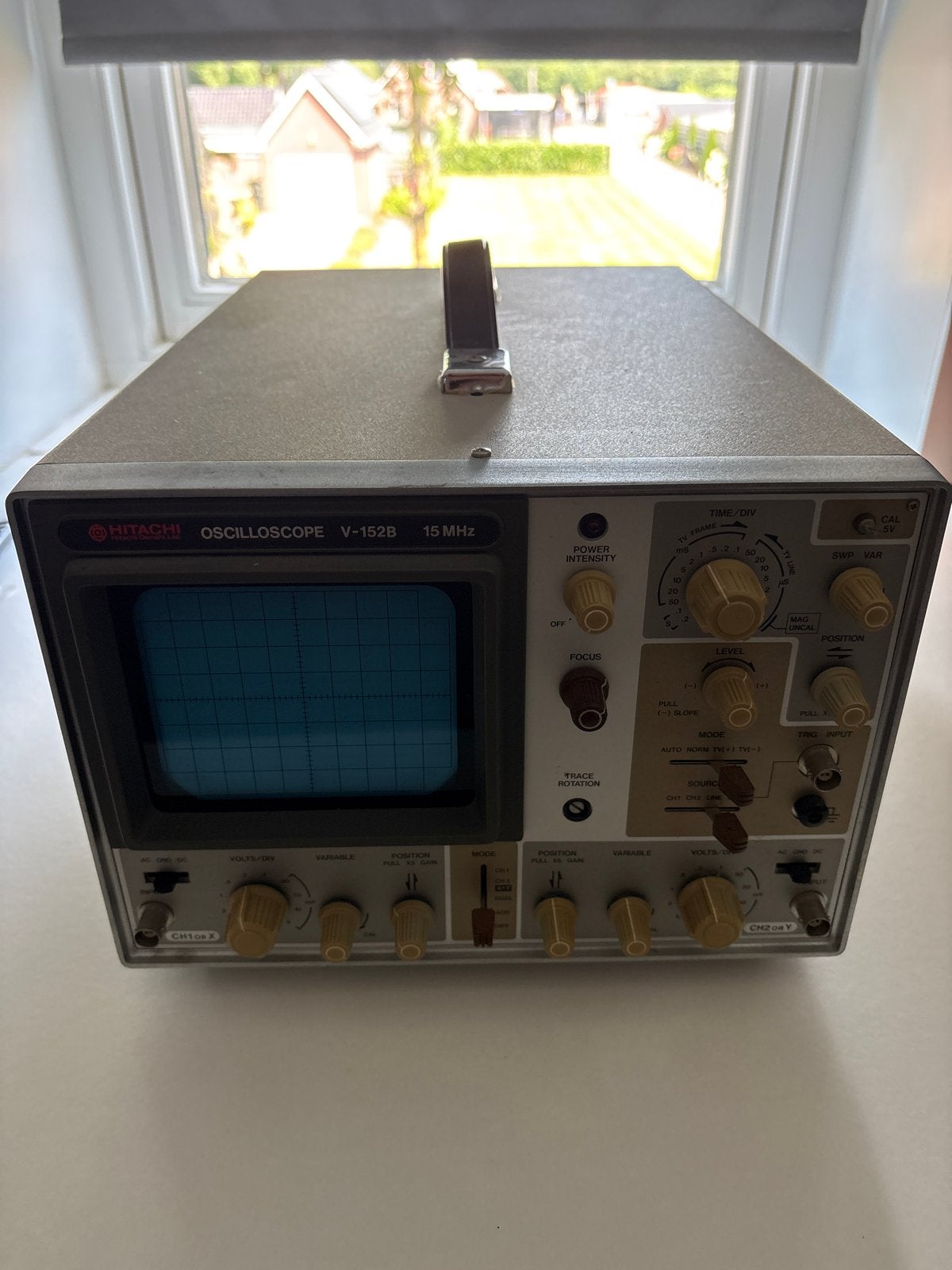 Hitachi Oscilloscoop V-152B 15 MHz - Vintage Analoog, Ophalen, Gebruikt