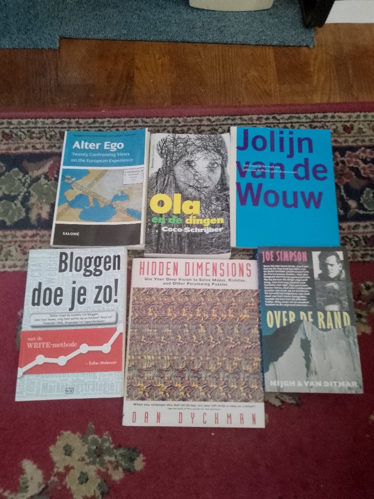 5 x boek alter ego  ola lolijn vd wouw  bloggen over d rand, Ophalen of Verzenden, Zo goed als nieuw