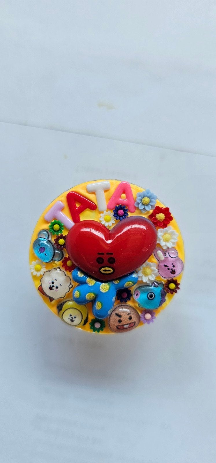 BT21 Tata PopSocket Telefoonhouder, Ophalen of Verzenden, Nieuw, Overige typen