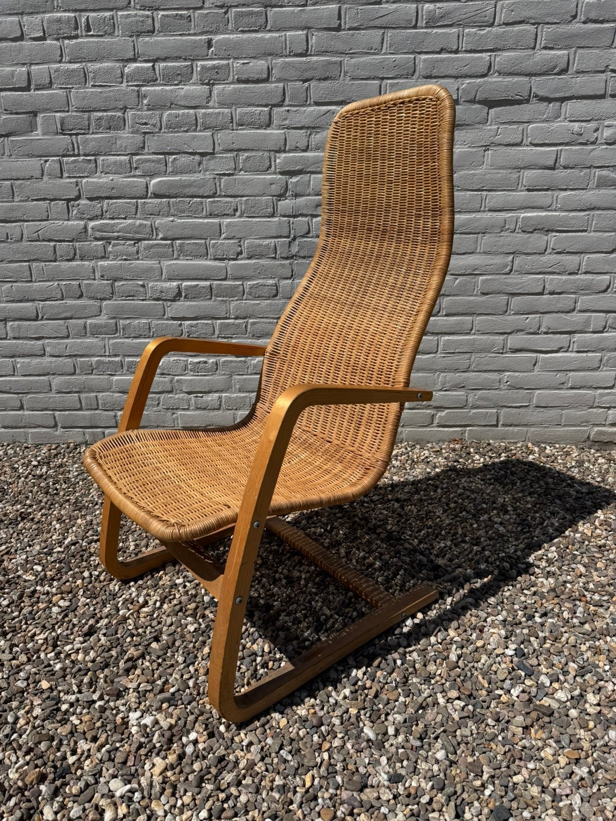 Vintage IKEA Oland Yngve Ekstrom fauteuil, Huis en Inrichting, Stoelen, Ophalen, Gebruikt, Eén