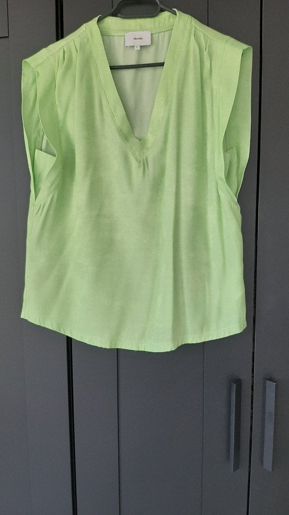 shoeby blouse maat M €2,50, Shoeby, Gedragen, Groen, Ophalen