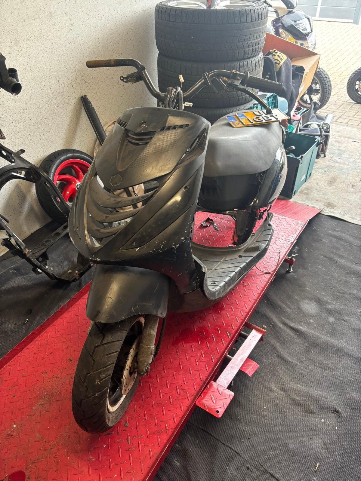 Piaggio zip sp h2o a1 frame plug and play, Ophalen, Tweetakt, Gebruikt, Maximaal 45 km/u