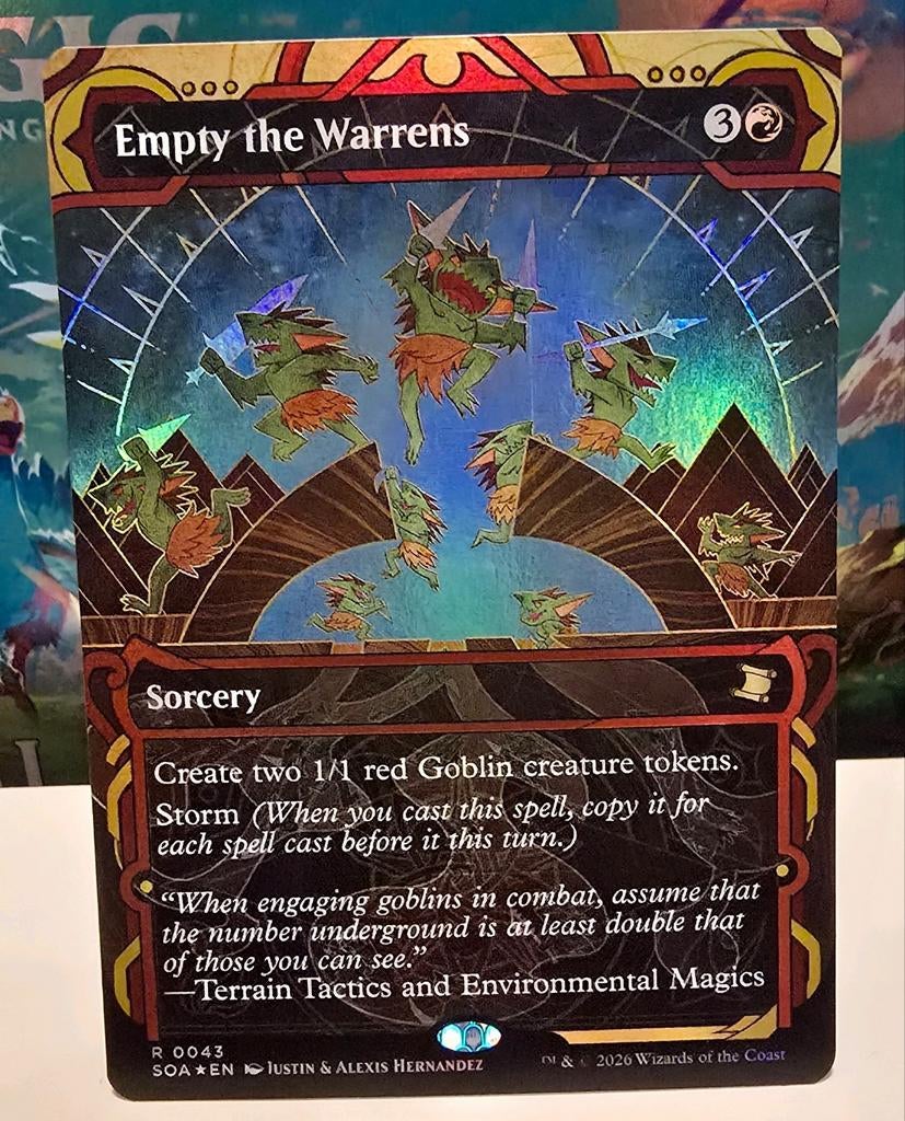 FOIL Empty the Warrens MTG, Verzenden, Nieuw, Foil