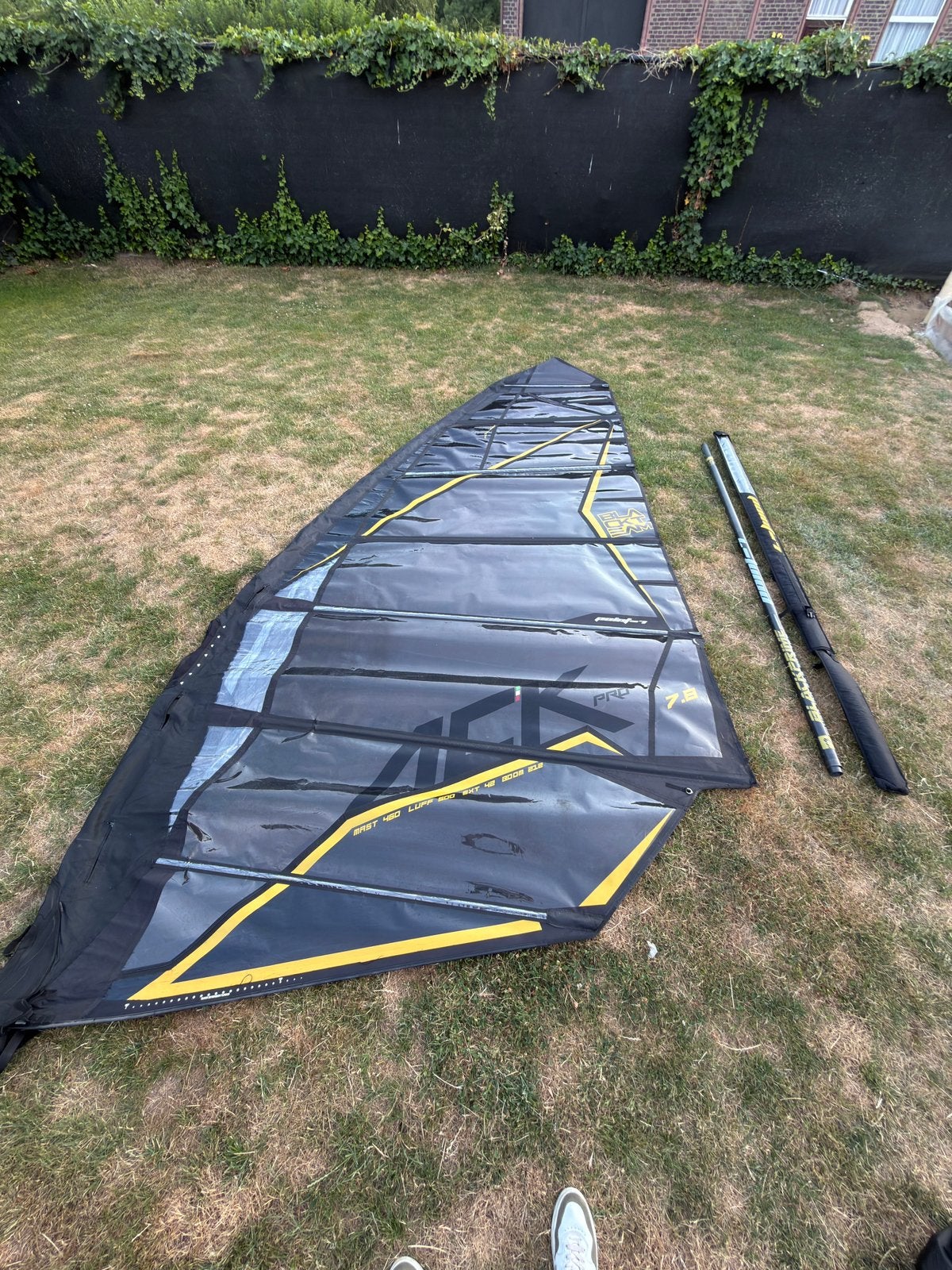Point 7 ACK pro 7.8 2022 incl. 100% mast, Ophalen, Zo goed als nieuw, Zeil