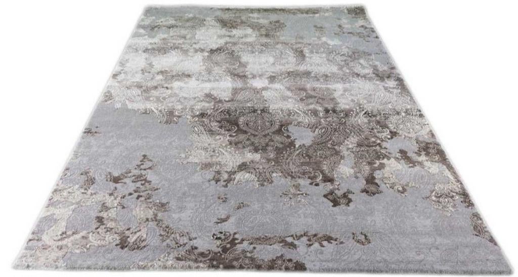 Vloerkleed Thema 80x150 grijs bruin laagpolig nieuw!, 100 tot 150 cm, Grijs, Nieuw, Stijlvol klasse comfortabel kwaliteit warm