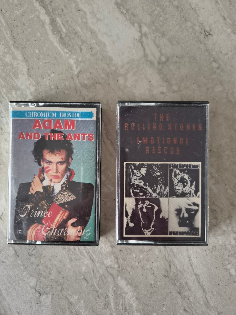 Rolling Stones en Adam Ant cassettebandjes, Cd's en Dvd's, Gebruikt, 2 t/m 25 bandjes, Ophalen of Verzenden, Origineel