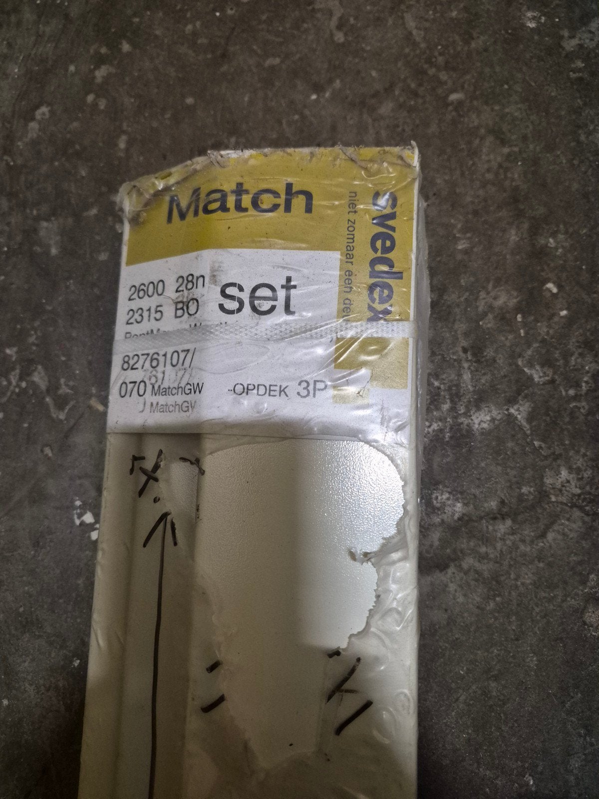 Svedex Match stijlenset (BO) voor stalen opdekkozijn, Ophalen, Nieuw, Metaal, Overige typen