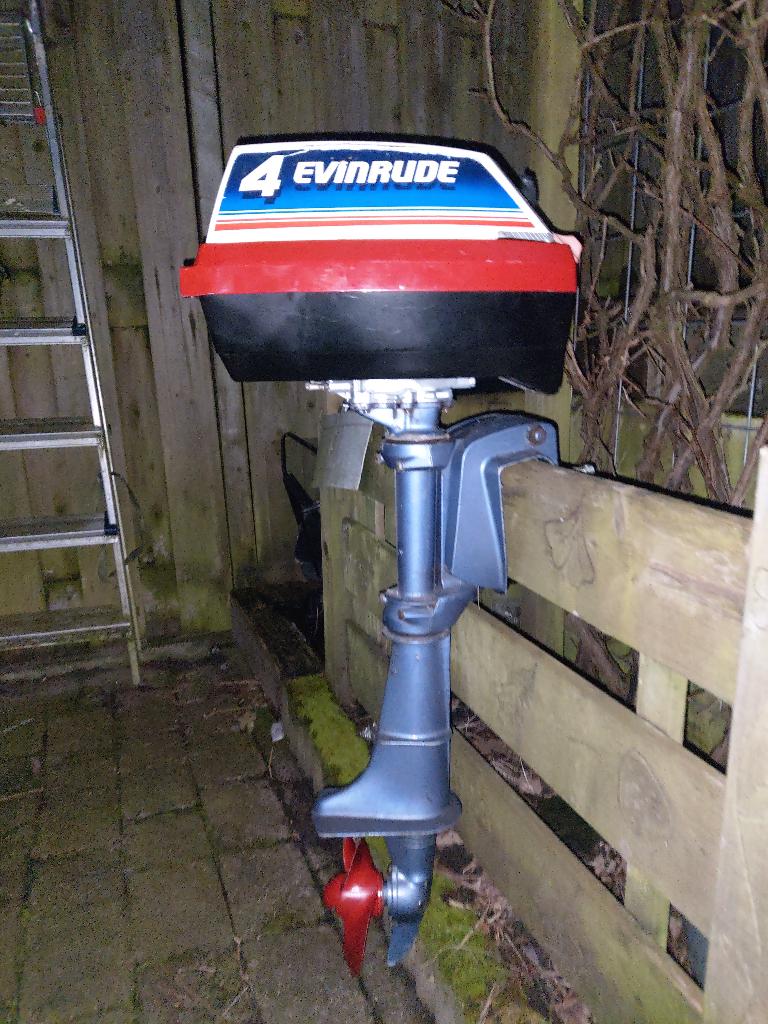 Evinrude / Johnson 4PK half gereviseerd, Watersport en Boten, Ophalen, Gebruikt, Motor en Techniek