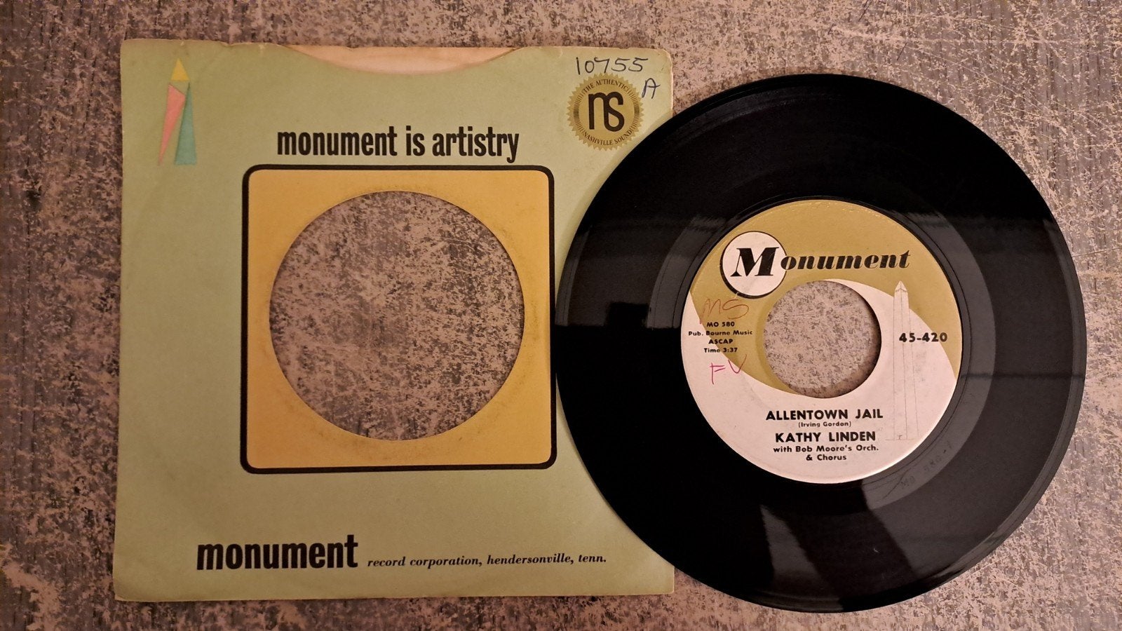 Kathy linden  - allentown jail, Ophalen of Verzenden, Gebruikt, 7 inch, Pop