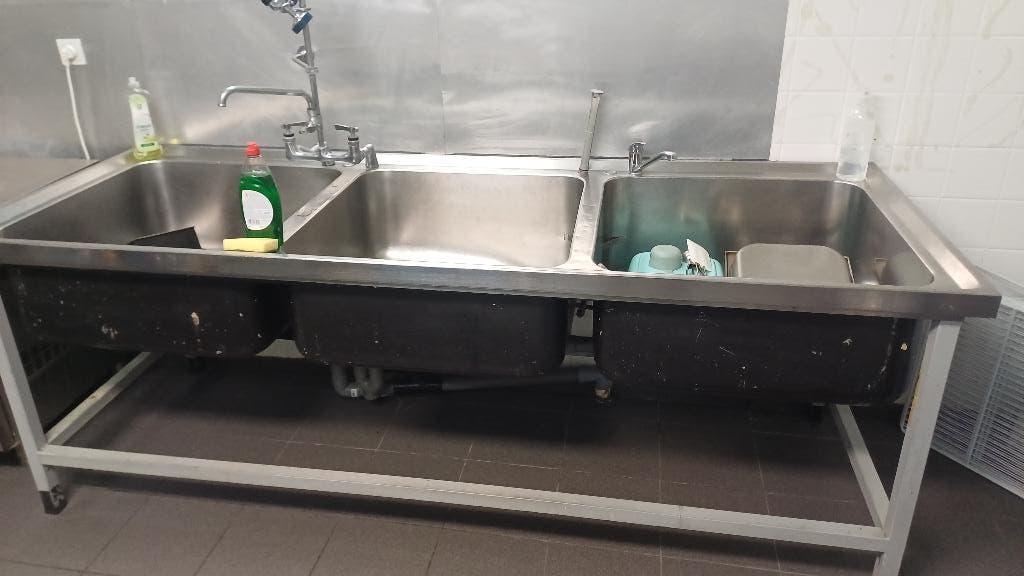 Spoeltafel, Zakelijke goederen, Horeca | Keukenapparatuur, Ophalen, Gebruikt, Overige typen