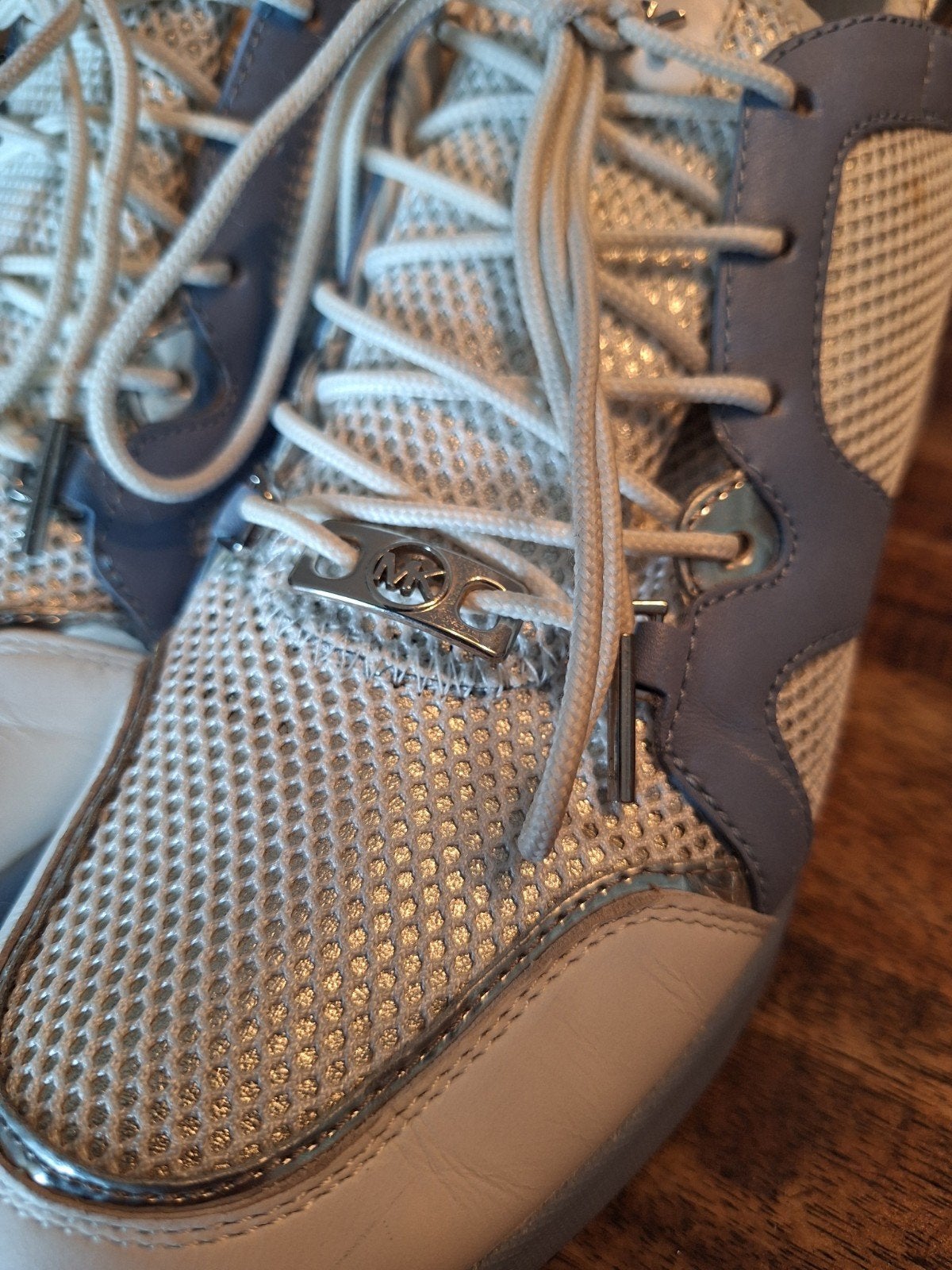 Michael Kors sleehak sneakers. Maat 39., Michael Kors, Blauw, Ophalen of Verzenden, Sneakers of Gympen