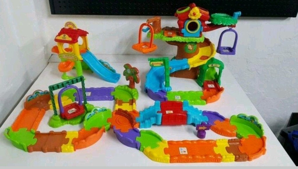 Zoef Zoef kippenhok, boomhuis en avonturenpaden dieren, Kinderen en Baby's, Speelgoed | Vtech, Ophalen, Zo goed als nieuw, 2 tot 4 jaar