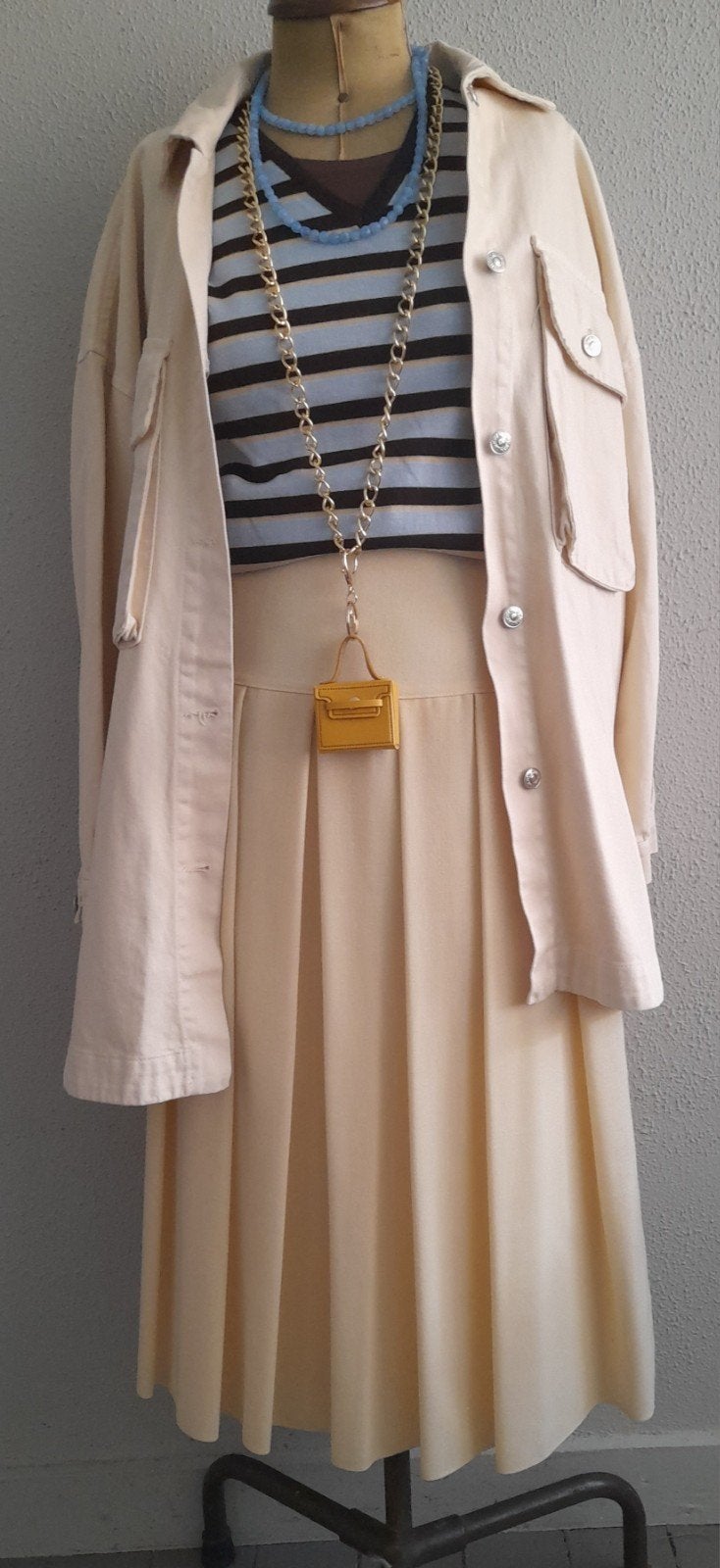 Prachtige Vintage Plooirok maat 34 / 38 Retro Kleding, Kleding | Dames, Ophalen of Verzenden, Maat 34 (XS) of kleiner, Gedragen