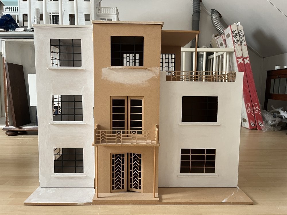 The Dolls House Builder | Art Deco House | 1:12, Ophalen, Gebruikt, Poppenhuis