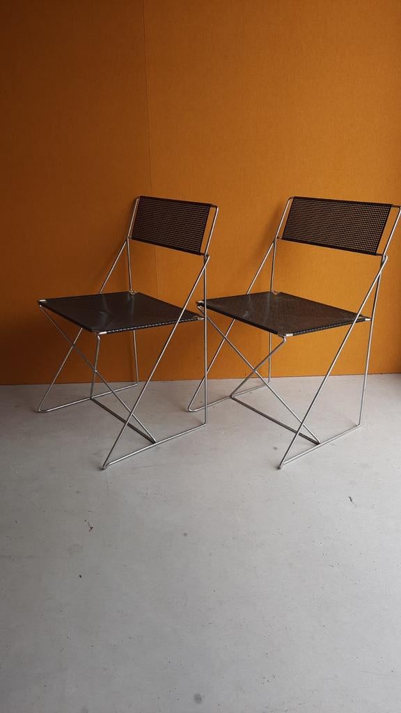 2 Vintage Design Stoelen - Niels Jørgen Haugesen, Ophalen of Verzenden