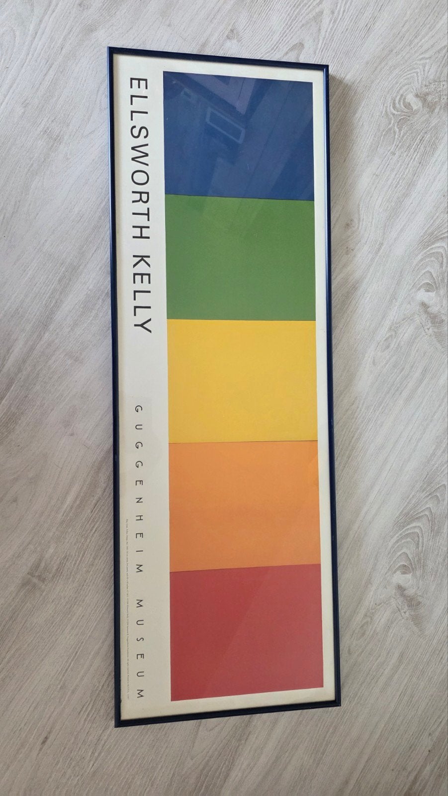 Ellsworth Kelly Guggenheim Museum Poster, Antiek en Kunst, Ophalen, Abstract, Papier/karton, Print
