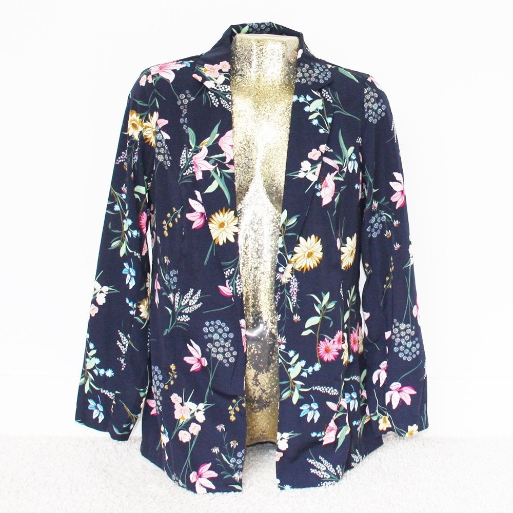 Esmara Bloemen Jasje (Maat 38) - 511 € 15,-, Kleding | Dames, Maat 38/40 (M), Meerkleurig, Zo goed als nieuw, Jasje