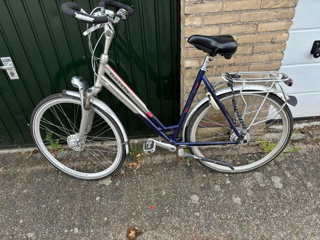 Gazelle chamonix in redelijke staat, Fietsen en Brommers, Fietsen | Dames | Damesfietsen, Ophalen, Gebruikt, Versnellingen, 50 tot 53 cm
