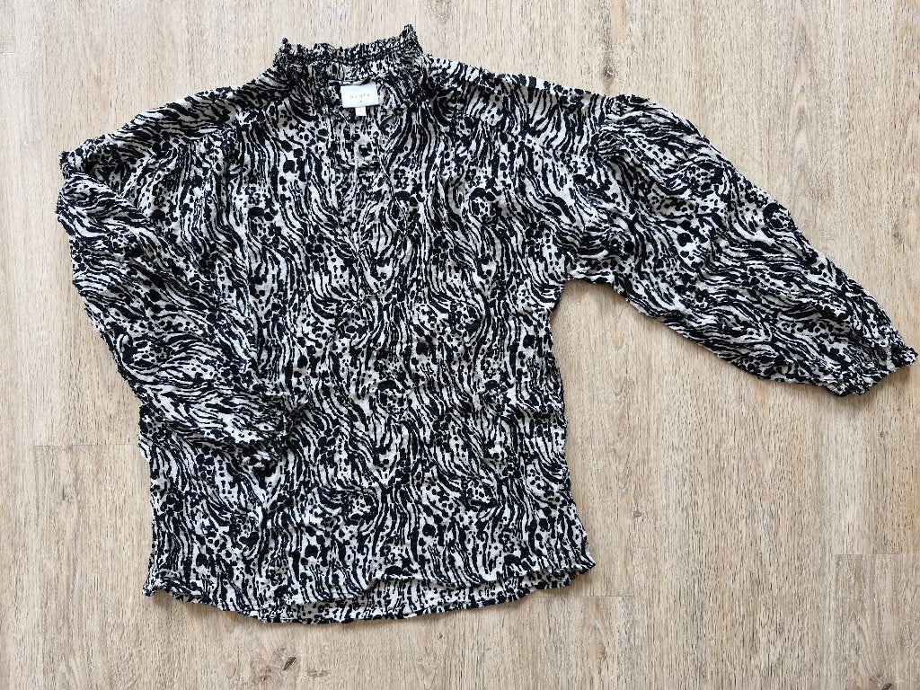 Dante6 blouse, Kleding | Dames, Blouses en Tunieken, Zo goed als nieuw, Maat 34 (XS) of kleiner, Zwart, Ophalen of Verzenden