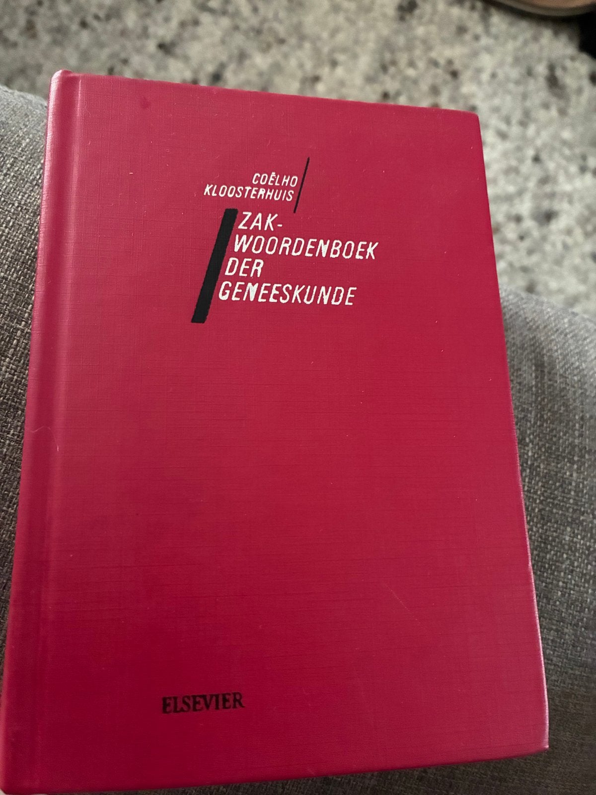 Zakwoordenboek der Geneeskunde - Coelho & Kloosterhuis, Ophalen of Verzenden, Gelezen, Overige uitgevers, Nederlands