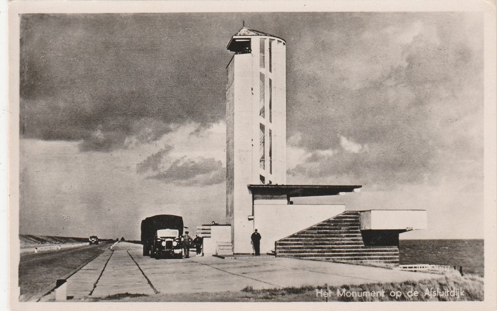afsluitdijk- monument, Ophalen of Verzenden, 1940 tot 1960, Friesland