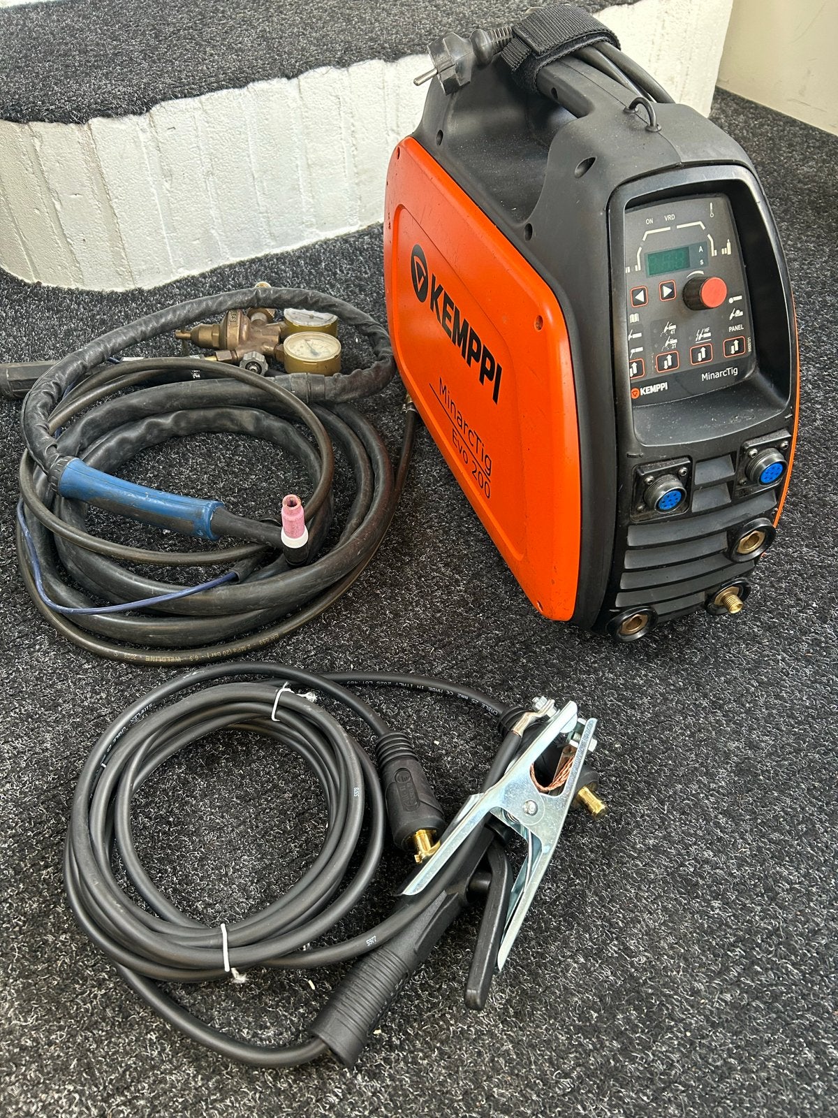 Kemppi MinarcTig Evo 200 lasapparaat *Zeer goede staat*, Ophalen of Verzenden, Gebruikt, 150 tot 250 ampère, Tig