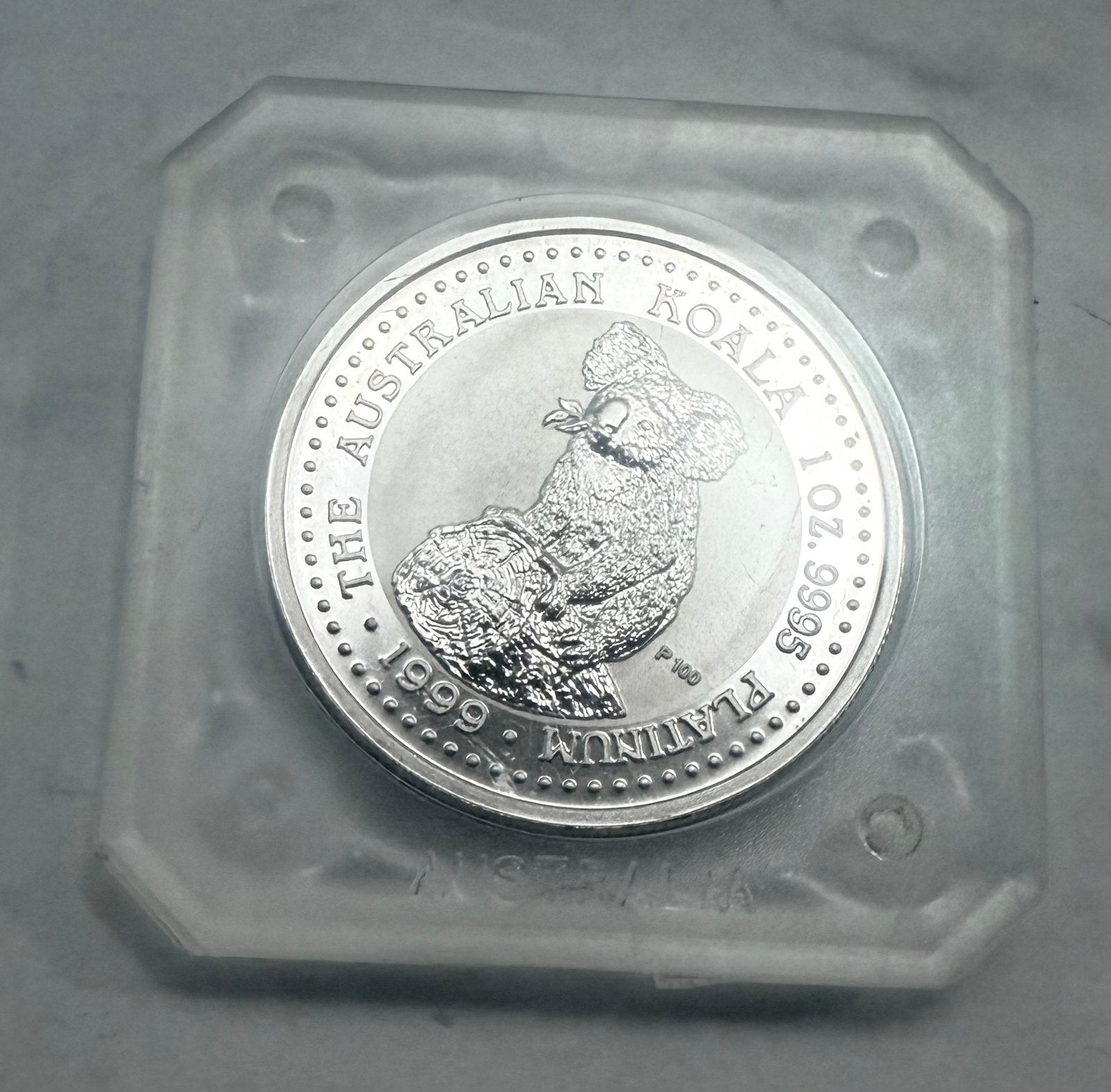 1 ounce 1999 Australian Platinum 999,5  Koala / Lage mintage, Postzegels en Munten, Ophalen of Verzenden, Zilver
