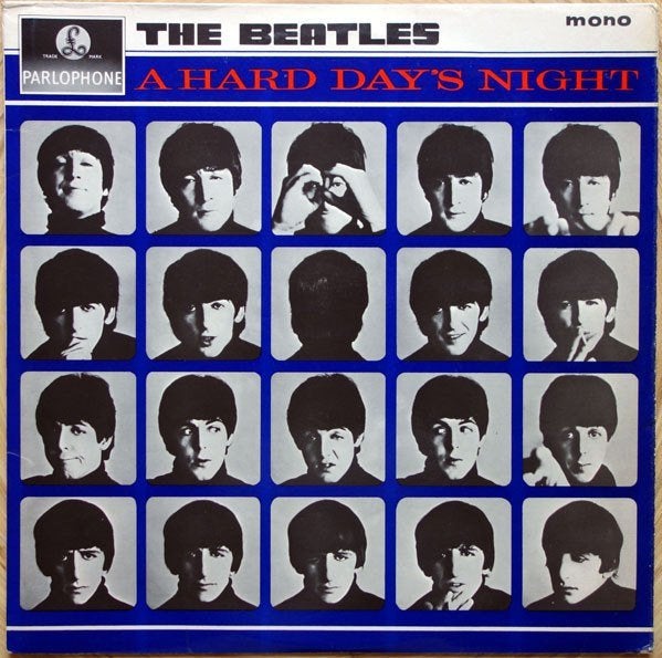LP The Beatles - A hard day's night (UK, 1964, origineel), Cd's en Dvd's, Vinyl | Pop, Ophalen, 1960 - 1969, Gebruikt, 12 inch
