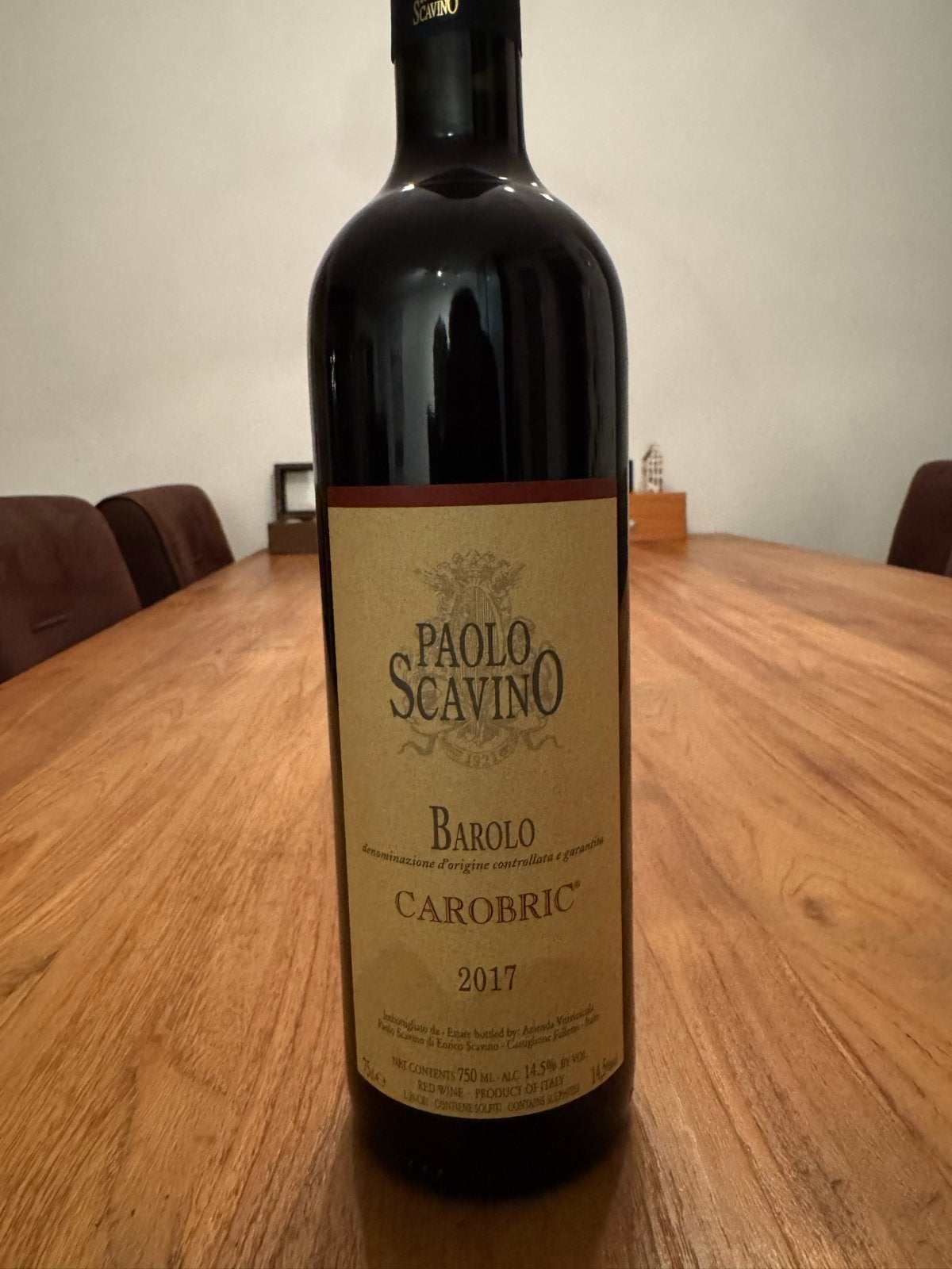 Paolo Scavino Barolo Carobric 2017 - Rode Wijn, Verzamelen, Wijnen, Nieuw, Rode wijn, Vol, Italië